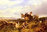 George Cole Snr Ferreting In Surrey painting